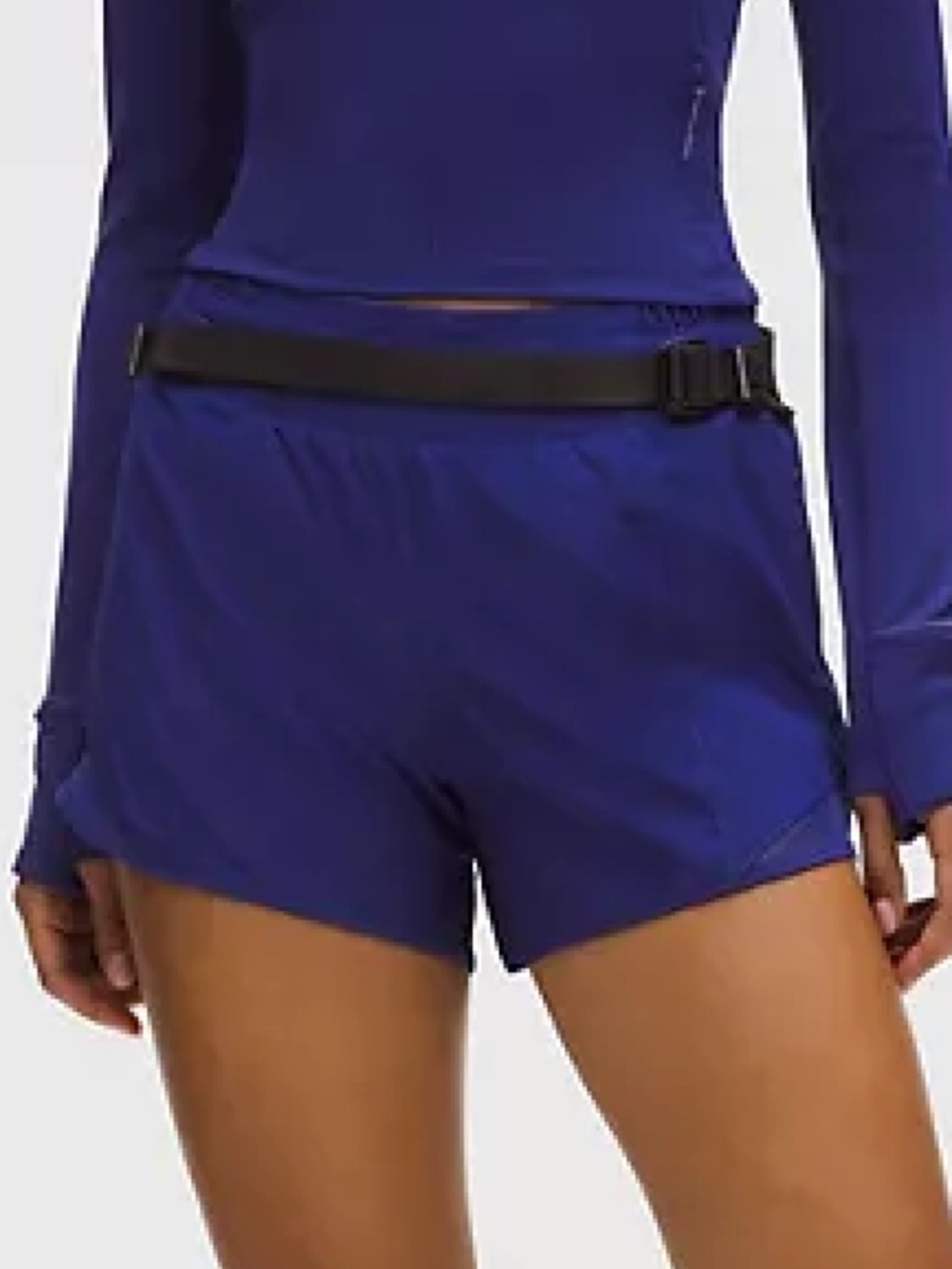 Lululemon Blue Hotty Hot High-Rise Lined Short 4" Size 4